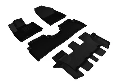 Alfombrilla de 7 asientos para KIA SORENTO 2016-2020 KAGU NEGRA R1 R2 R3 Foto 1 de 4