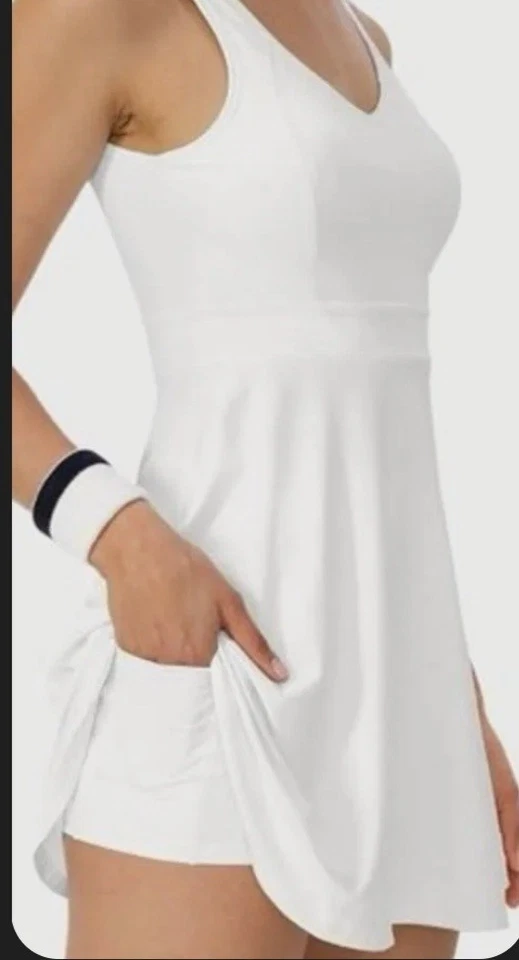 J Crew M Nwt Active Tennis Skirt White Dress Foto 1 de 4