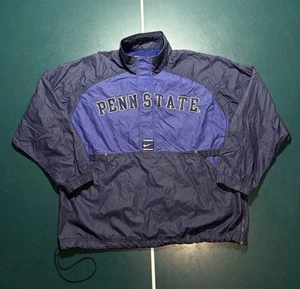 Vintage Nike Penn State Nittany Pullover Windbreaker Jacket Mens Size Large - Picture 1 of 17