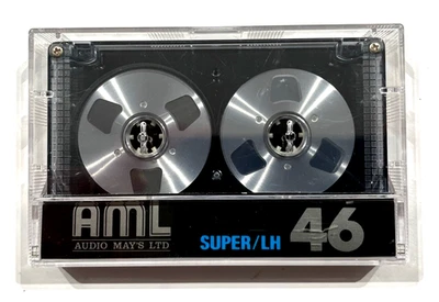 AML SUPER/LH 46 carrete a carrete audio casete cinta en blanco usado Hecho en Japón Tipo I Foto 1 de 4