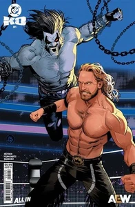 DC K.O. #1 COVER K DAN MORA HANGMAN ADAM PAGE AEW CAMEO CARD STOCK VARIANT 2025 - Picture 1 of 1