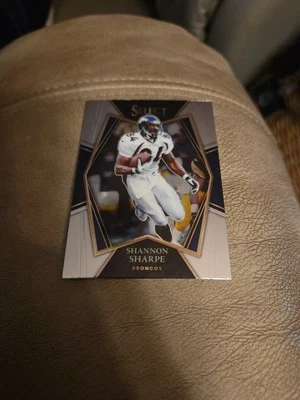 2021 Panini Select Premier Level Shannon Sharpe Denver Broncos  #142 - Image 1 of 2