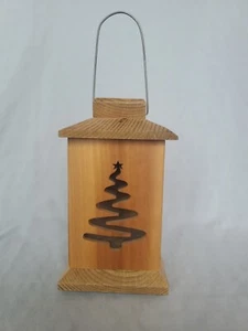 Wooden Christmas Tree Tealight Candle Holder - Picture 1 of 4