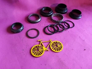 Jeu Direction complet ⌀25.4 HEADSET YST ? NUT? bicycle VINTAGE bici - Picture 1 of 12