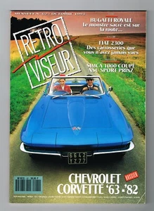 *** RETROVISEUR n° 62 *** 10-1993 // dossier CHEVROLET Corvette - BUGATTI Royale - Picture 1 of 2