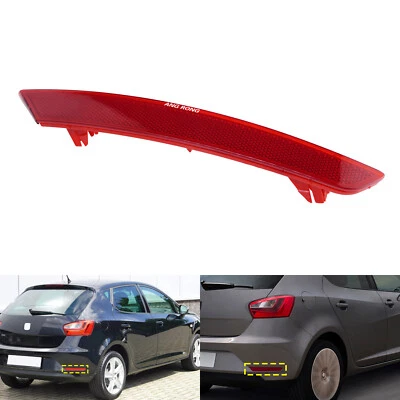 For Seat Ibiza IV HB 5 Door 12-17 Rear Bumper Reflector Assembly No Light Right - Image 1 of 4