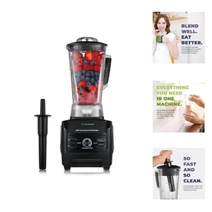 Commercial Blender with 5-Year Full - 1800W, 3HP, 64oz High-Performance Prof... - Picture 1 of 10
