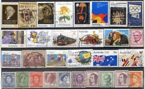 Australien - Verschiedene Jahrgänge - 93 Stück alle verschieden - gebraucht (m2758) - Bild 1 von 3