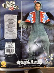 wizard of oz flying monkey costume adult Xxl