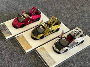 RM 1/64 Lamborghini AVENTADOR LP700-4 Convertible Sports Car Model Three Colors - Photo 1 sur 26