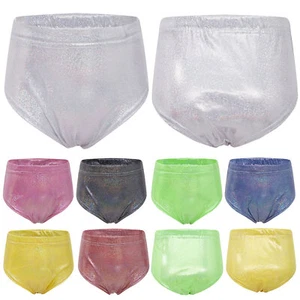 Kids Girls Briefs Yoga Shorts Dance Bottoms High Cut Dancewear Leotard Costume - Picture 1 of 55