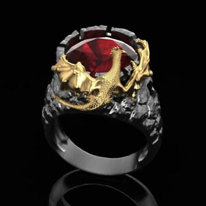 Personality Domineering Dragon Ring Carbide Jewelry Men's Anniversary Gift