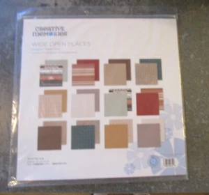 Creative Memories 12x12 WIDE OPEN PLACES  Designer Paper Pack-12 sheets 2022  - Picture 1 of 2