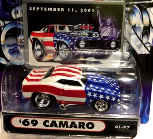 MUSCLE MACHINES 69 1969 CHEVY CAMARO - 69 CAMARO STARS & STRIPES - - Picture 1 of 3