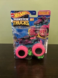 Hot Wheels Monster Trucks New For 2024 INVADER 1:64 Truck Mattel NEW - Picture 1 of 2