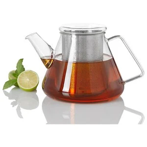 AdHoc Orient+ Borosilicate Glass & Stainless Steel Inoxidable Teapot 1.5L - Picture 1 of 3
