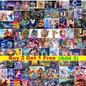 5D Full Drills Diamond Painting Embroidery Art Decor Cross Stitch Kits DIY Gifts - Picture 1 of 304