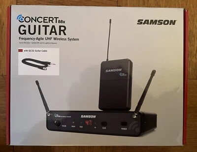 SAMSON Concert 88x-Channel UHF Wireless Guitar System - Image 1 of 2