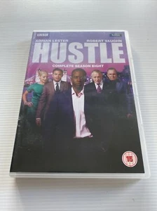 DVD - HUSTLE Complete Season Eight 8 (2012) R2 - Adrian Lester - Robert Vaughn - Picture 1 of 2