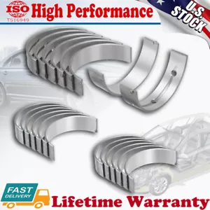 STD Size Main & Rod Bearing For 2011-2014 CHRYSLER 200 300 DODGE AVENGER 3.6L V6 - Picture 1 of 14