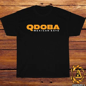 New QDOBA Restaurant Logo Black/Sport Grey/White/Navy/Red T-Shirt S-5XL - Picture 1 of 13
