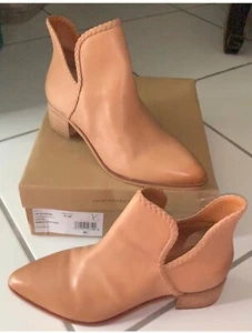 NUEVO EN CAJA Lucky Brand Terisha Botas al Tobillo Botines Zapatos Cuero Color Latte Talla 9.5 M - Imagen 1 de 9