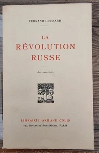 Fernand GRENARD: La révolution russe. (Armand colin en 1933). Excellent état - Picture 1 of 5