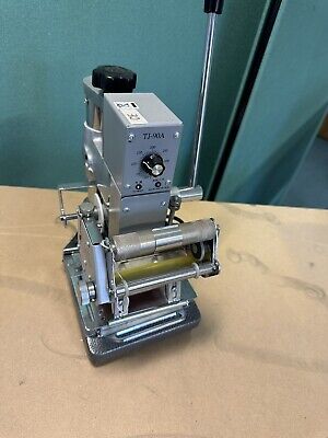 New WTJ-90A Manual Hot Foil Stamping Machine PVC Plastic Card Tipper Stamper • 349.99£