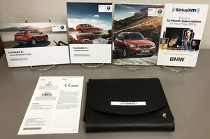 2013 BMW X1 Genuine OEM Owner's Manual Set with iDrive/Navigation and BMW Case - Bild 1 von 8