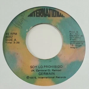Germain Soy Lo Prohibido / Estare Junto A Ti INTERNATIONAL 8002 VG #1648 - Imagen 1 de 2