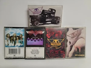 Vintage Aerosmith 5 Cassette Tape Lot Rock & Roll Classics 1973 to 1993  - Picture 1 of 12
