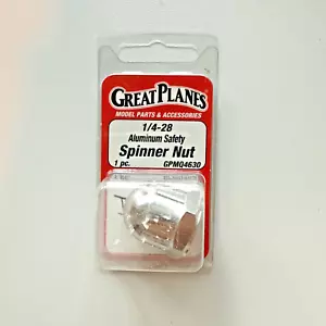 GREAT PLANES 1/4 x 28 ALUMINIUM SICHERHEITS-SPINNER-MUTTER NEUER ALTER BESTAND - Bild 1 von 5