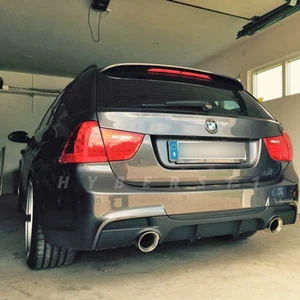4" Double Wall Stainless Steel Exhaust Tips for BMW 3 Series Touring 335d E91 - Picture 1 of 7