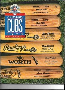 1990 ALL-STAR GAME CHICAGO CUBS YEARBOOK PROGRAM MAGAZINE NR MINT CONDITION - Picture 1 of 2