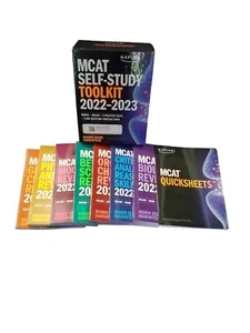 MCAT Self-Study Toolkit 2022-2023 Books Online 6 Practice Tests 3,000 Questions  - Picture 1 of 6