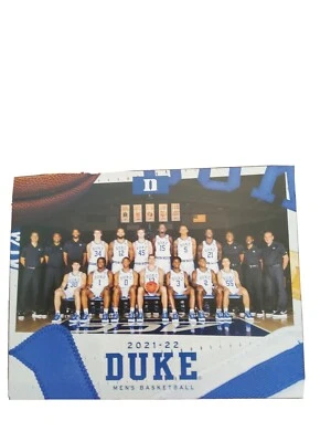 DUKE MENS BASKETBALL  2021-2022 SCHEDULE POSTER - Image 1 of 2