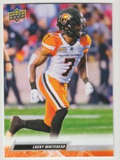 2023 Upper Deck CFL Lucky Whitehead Card #47 BC Lions Florida Atlantic