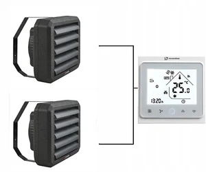 2x Lufterhitzer Reventon HC15-3S 23kW + Programmierbare HMI-Steuerung + Konsole - Bild 1 von 12