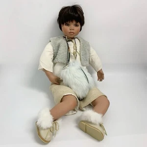 The Palmary Collection Three Heart 33” Native American Polynesian doll 110/1000 - Picture 1 of 23