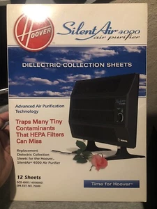 Hoover Silent Air 4000 Air Purifier Dcs-4000 12 Sheets Dielectric Collection New - Picture 1 of 2