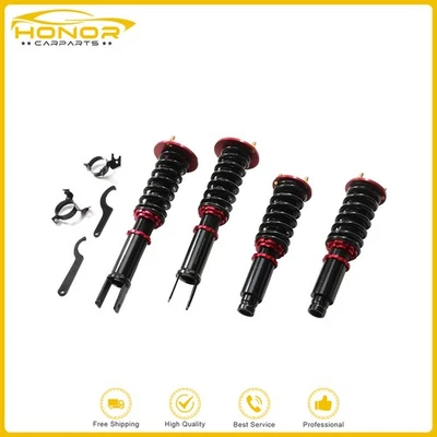 For Honda Accord 1990-1997 Adj Height Coilovers Shock Suspension Springs Kits - Imagem 1 de 4
