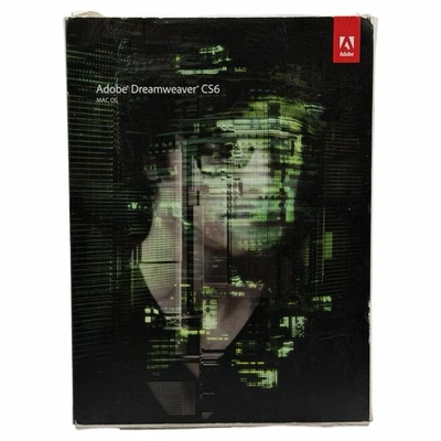 Adobe Dreamweaver CS6 (Mac, 2012) Complete Software w/ Serial Number - Image 1 of 4