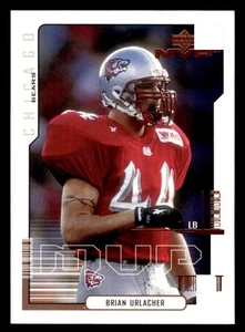 2000 Upper Deck MVP #192 Brian Urlacher Rookie Bears - Imagen 1 de 2