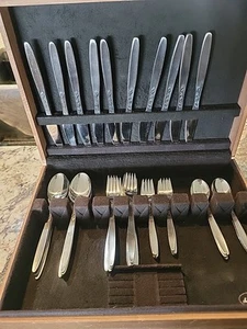 MCM Amefa Stainless Tulip Time Holland 10 5 Piece Place Settings Vintage 50 Pcs - Picture 1 of 4