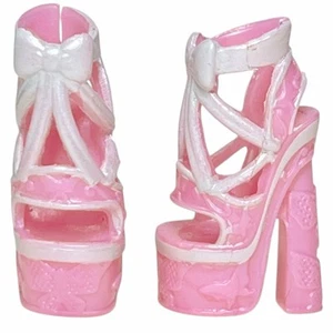 Conjunto de muñeca Lol Omg flor silvestre ropa zapatos rosa blanco lazo tacones mariposa - Imagen 1 de 4