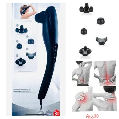 SILVERCREST PERSONAL CARE Klopfmassagegerät Massagegerät 20W + 5 Aufsätzen & 5 Intensitäten B Ware