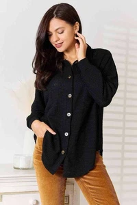 Trendsi Apparel - Elegante Camisa Cuello Punto Gofre - Calidad Premium - Imagen 1 de 12