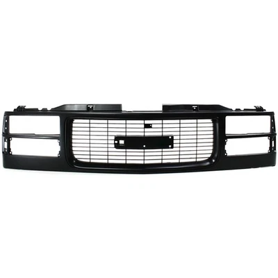 Grille Assembly Black For 1994-2000 GMC C2500 C3500 K3500 K2500 - Image 1 of 4