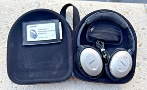 Bose QuietComfort QC2 Acoustic Noise Canceling Headphones And Case | For Parts - Picture 1 of 12