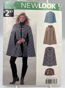 New Look Simplicity Cape Sewing Pattern A6227 Size XS-XL New Uncut - Picture 1 of 8